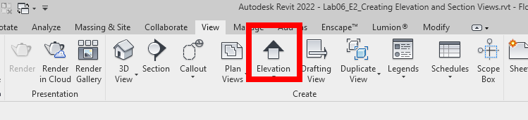 elevation button